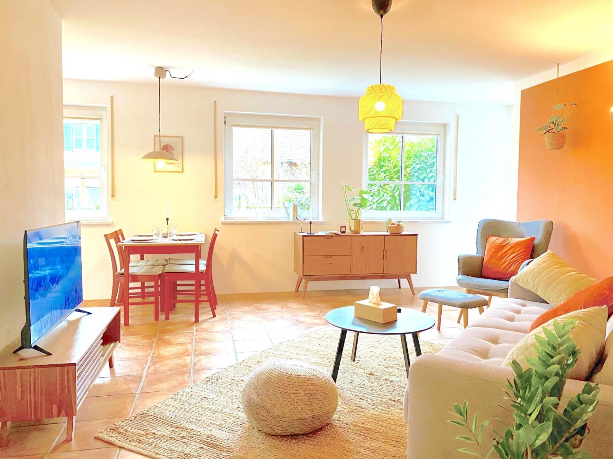 Snug Stays 1 I 3-Zimmer Design Apartment Am See Mit Garten I Home Office I Highspeed Wifi Weßling Exterior foto